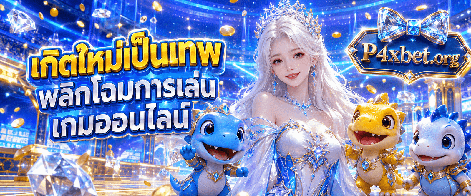 แบนเนอร์รีวิวเกมออนไลน์แฟนตาซี เกิดใหม่เป็นเทพ พลิกโฉมการเล่นเกมออนไลน์ กับ P4XBET