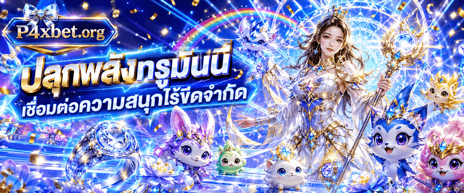 แบนเนอร์ระบบเชื่อมต่อทรูมันนี่ ปลุกพลังความสนุกไร้ขีดจำกัดไม่มีล่ม กับ P4XBET