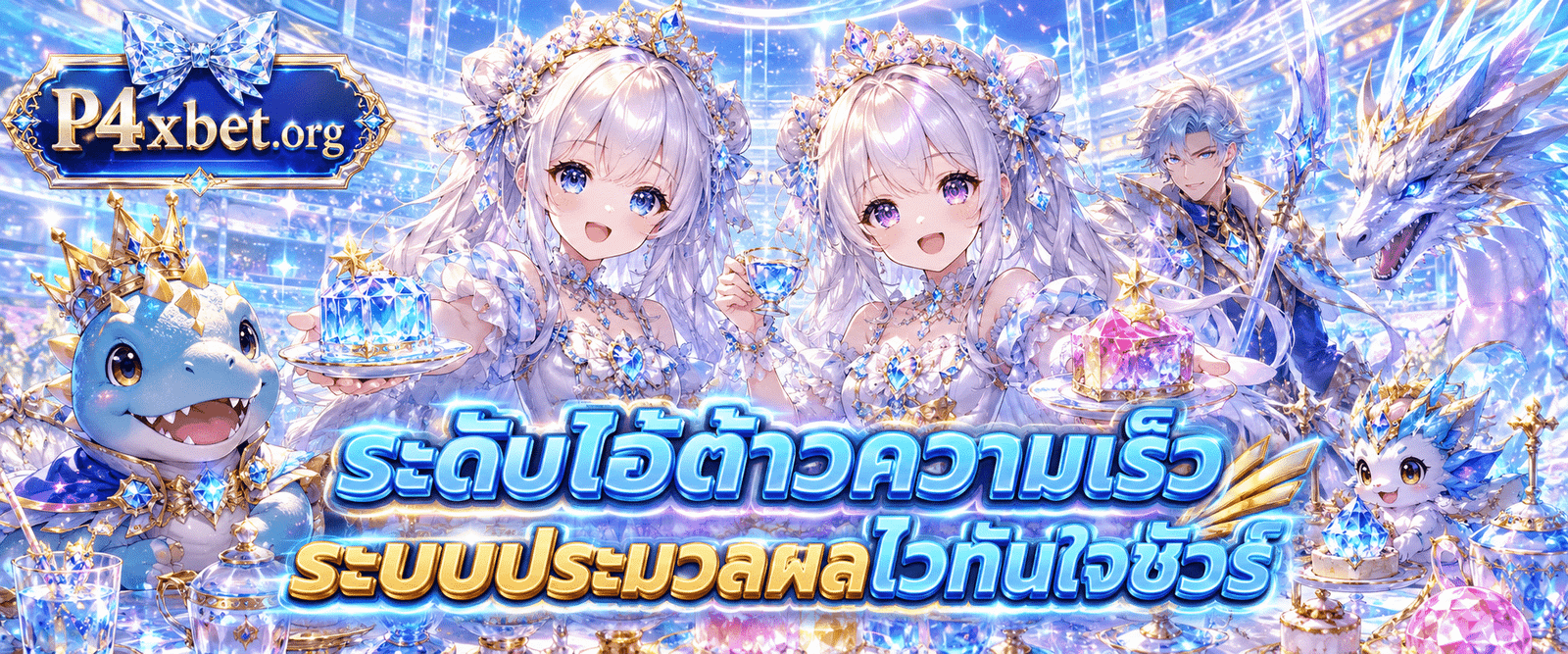 แบนเนอร์ระบบประมวลผลอัจฉริยะ สัมผัสความเร็วไวทันใจระดับไอ้ต้าวความเร็ว กับ P4XBET